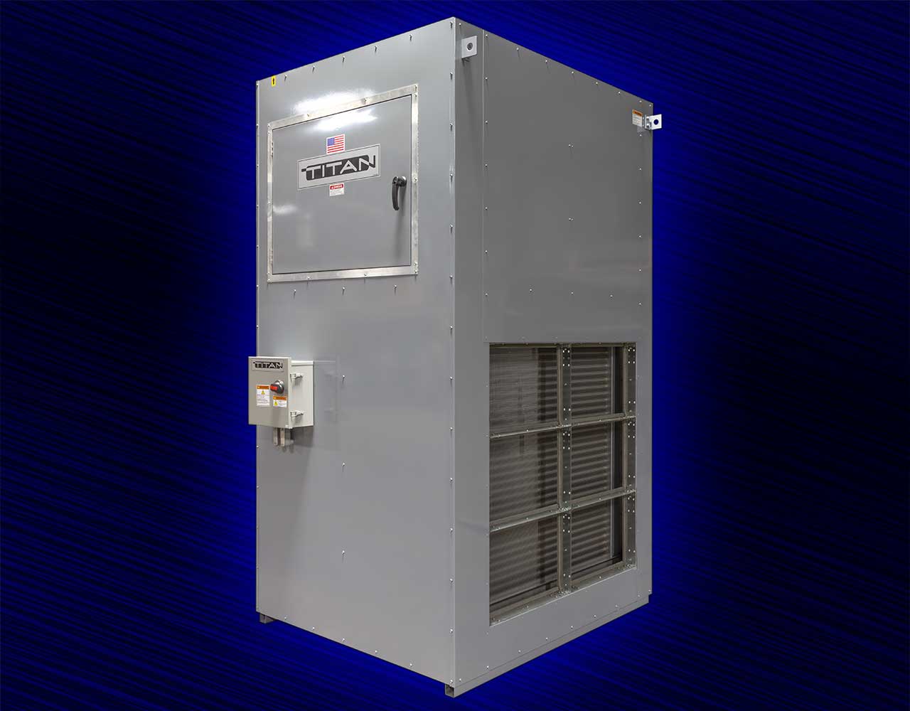 Food Processing – Vertical Chilled Water Cooling Air Recirculation – 8,130 CFM